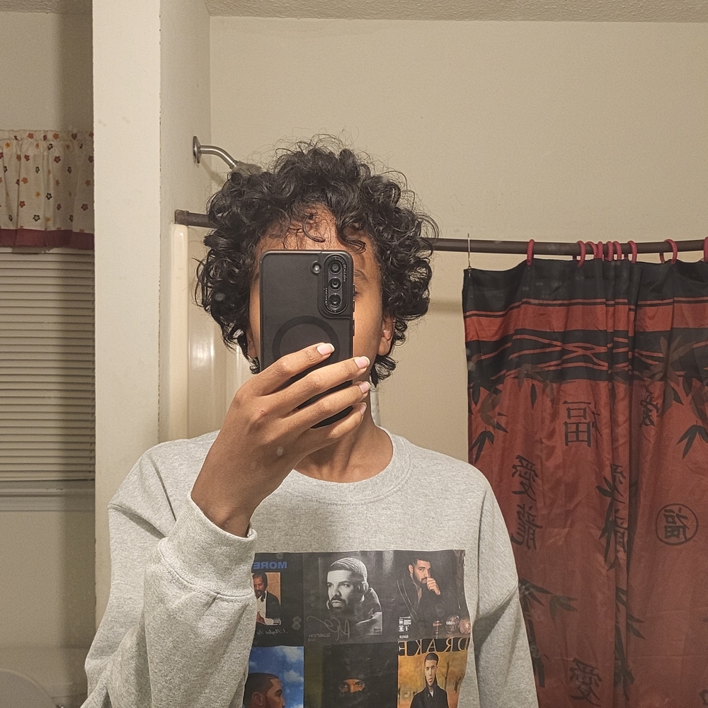 Gray Graphic Sweatshirt